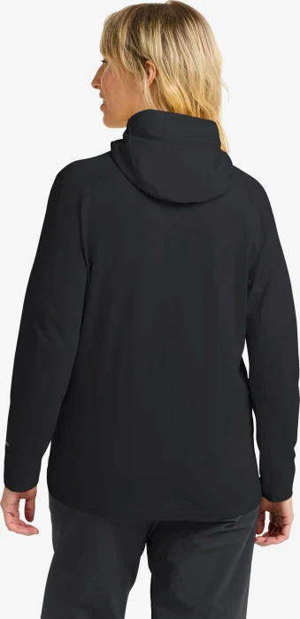 Jack Wolfskin Prelight Trail Hooded Funktionsshirt langarm schwarz (Damen)