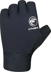 Chiba Team Fahrradhandschuhe schwarz
