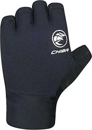 Chiba Team Fahrradhandschuhe schwarz