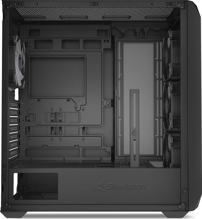 Sharkoon AK3 RGB Black, Glasfenster