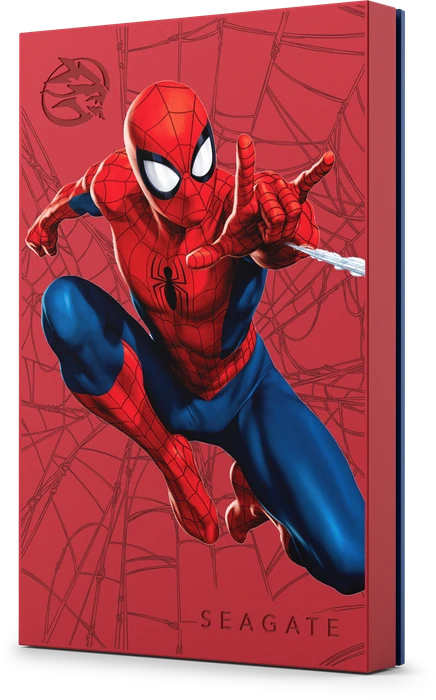 Seagate FireCuda Gaming HDD - Spider-Man Special Edition, 2TB, +Rescue, USB 3.0 Micro-B