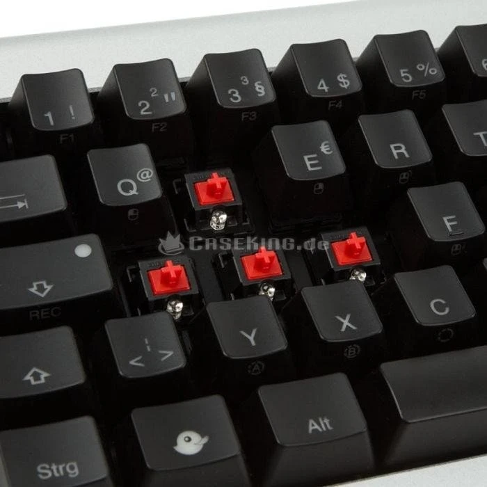 Ducky Mini Year of the Horse Limited Edition, LEDs rot/blau, MX BROWN, USB, DE