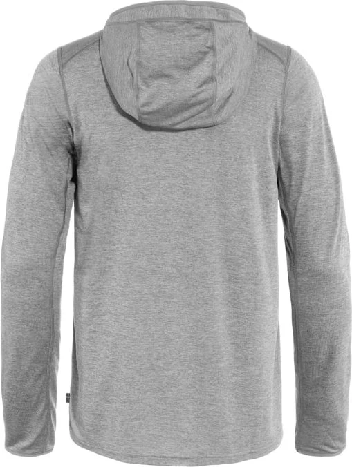 Fjällräven Abisko Sun-Hoodie Funktionsshirt langarm shark grey (Herren)