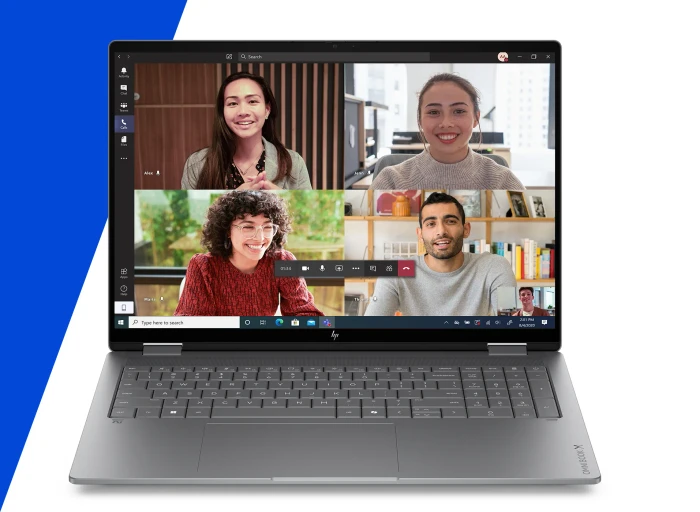 HP OmniBook X Flip 2-in-1 NGAI 16-cc0094ng, Ryzen AI 9 465, 32GB RAM, 1TB SSD, DE