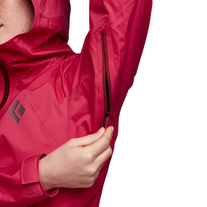 Black Diamond StormLine Stretch Rain Shell Funktionsjacke pomegrenate (Damen)
