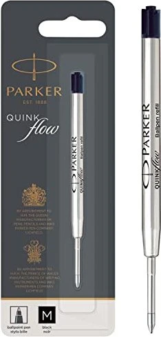 Parker Quinkflow Großraummine G2 M schwarz