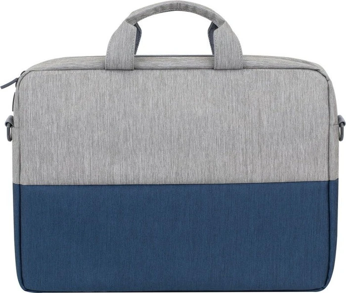 RivaCase Prater anti-theft Laptop Tasche 15.6", Grey/Dark Blue