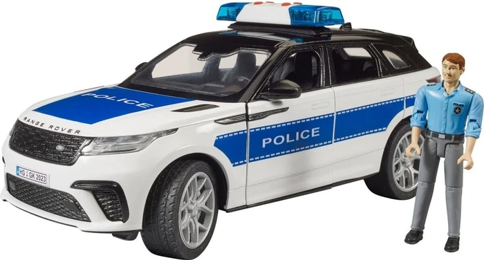 Bruder Range Rover Velar Polizeifahrzeug mit Polizist (inkl. Light + Sound Modul)