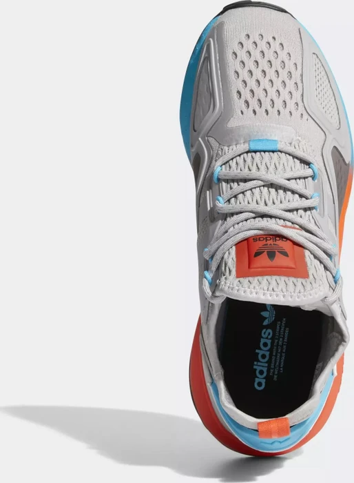 adidas ZX 2K Boost grey two/signal cyan (Damen)