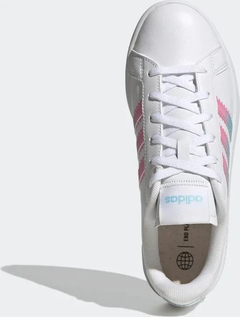 adidas Grand Court Base Beyond cloud white/bliss pink/bliss blue (Damen)