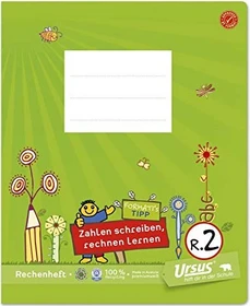 Ursus Formati Schulheft Rechnen R.2, Quart, kariert, 20 Blatt