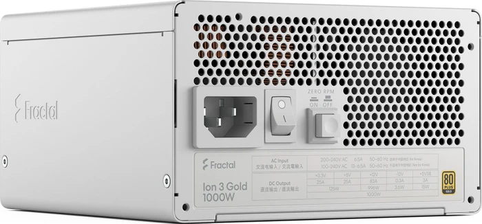 Fractal Design Ion 3 Gold weiß 1000W, ATX 3.1