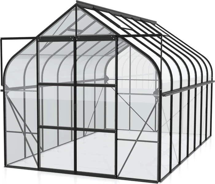 Vitavia Diana 11500 ESG 3mm Gewächshaus schwarz