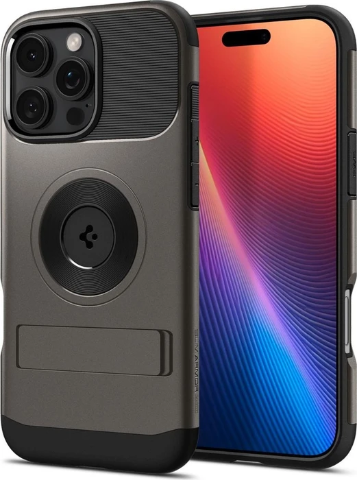 Spigen Slim Armor (MagFit) für Apple iPhone 16 Pro Max Gunmetal