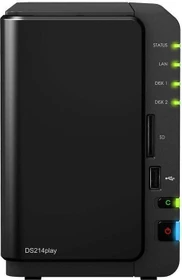 Synology DiskStation DS214play, 1GB RAM, 1x RJ-45 1000Base-T, 2x USB-A 3.0
