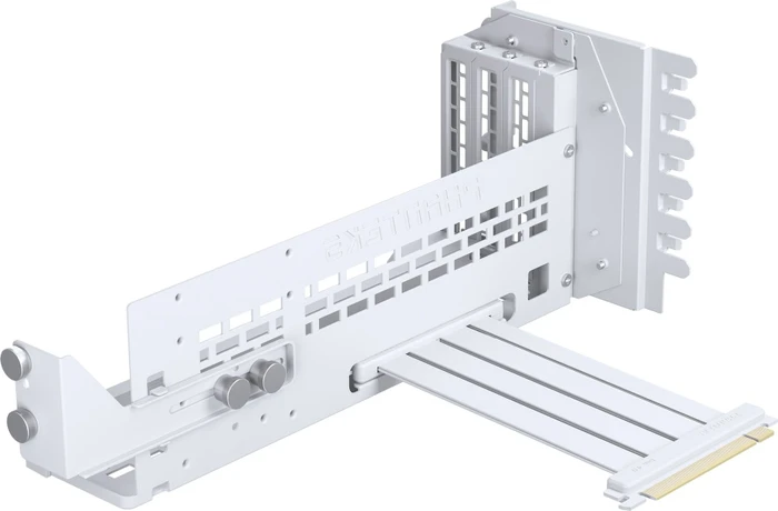Phanteks Premium Vertical GPU Bracket Riser Card, gewinkelt, PCIe 4.0, 220mm, weiß