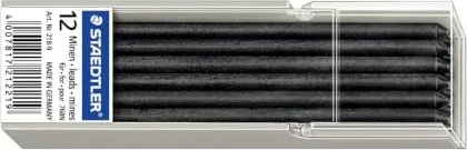 Staedtler Lumocolor omnichrom 218 Trockenmarkermine 3.0mm schwarz, 12er-Pack