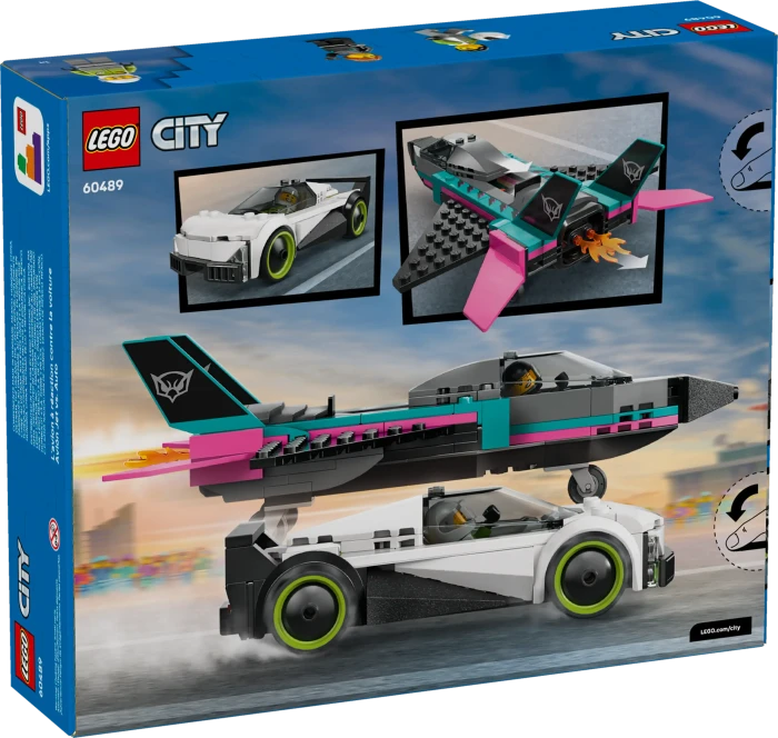 LEGO City - Düsenflieger vs. Rennauto