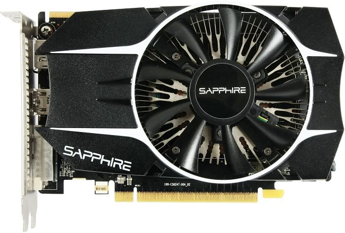Sapphire Radeon R7 260X OC, 2GB GDDR5, DVI, HDMI, DP, lite retail