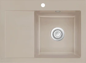 systemceram Mera 70 F Einbau Becken rechts fango