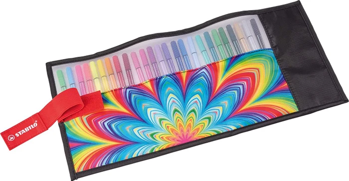 STABILO Pen 68 Arty Edition Rollerset sortiert, 25er-Set, Etui