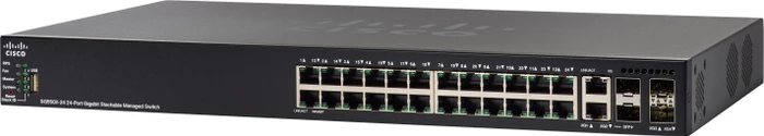 Cisco SG550X Rackmount Gigabit Managed Switch, 24x RJ-45, 2x SFP+, 2x RJ-45/SFP+