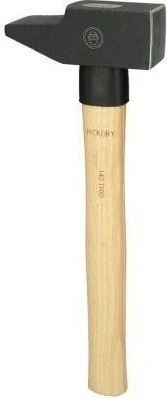 KS Tools Schlosserhammer Hickorystiel, 1.00kg französische Form