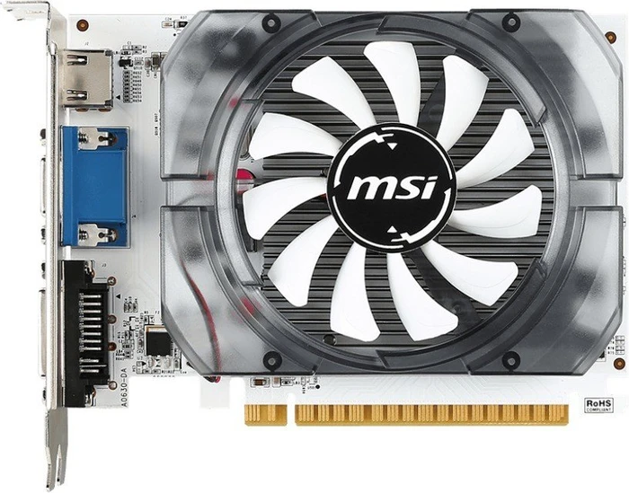 MSI GeForce GT 730, N730K-2GD3/OCV1, 2GB DDR3, VGA, DVI, HDMI