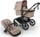 Bugaboo Fox 5 Renew 2in1 Gestell Schwarz taupe melange (100051124)