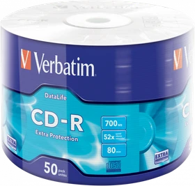 Verbatim Extra Protection CD-R 80min/700MB, 52x, 50er Pack