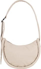 Sandqvist Curve Half Moon Mini Umhängetasche beige