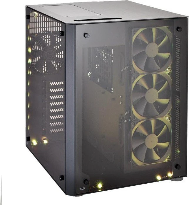 Lian Li PC-O8 schwarz, Glasfenster, RGB-Beleuchtung