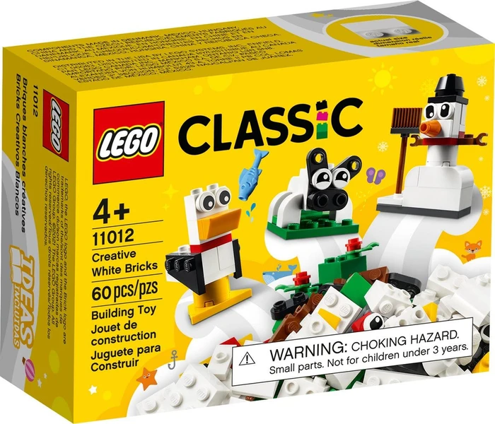 LEGO Classic - Kreativ-Bauset mit weißen Steinen