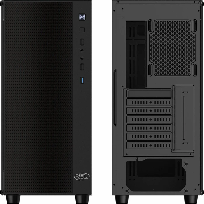 DeepCool Matrexx 55 Mesh ADD-RGB 4F, schwarz, Glasfenster