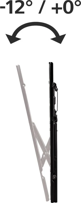 Hama TV-Wandhalterung MOTION Ultraslim, 3 Sterne, L schwarz