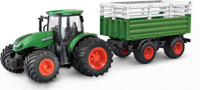 Amewi Traktor mit Viehtransporter RTR grün