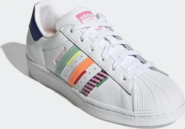 adidas Superstar cloud white/night sky/green (Damen)