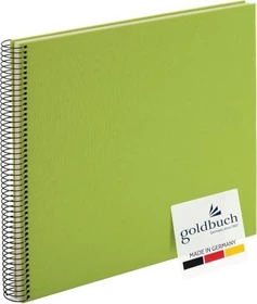 Goldbuch Spiralbalbum Bella Vista 35x30 weiße Seiten grün