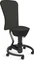 Aeris Swopper Work New Edition Bürohocker mit Rollen und Lehne, Feder Low, Gestell Alu schwarz, Bezug Wollmischung Capture schwarz Vorschaubild