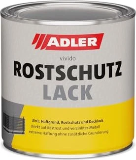 Adler Ferro Rostschutz Metallschutz-Lack moosgrün (RAL6005), 375ml