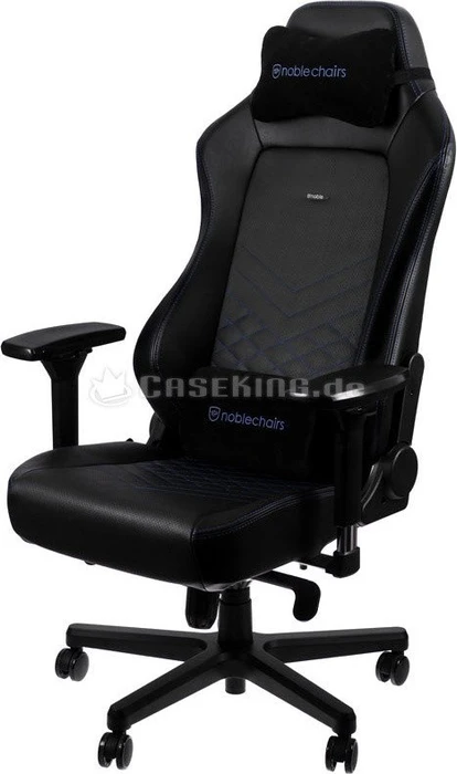 noblechairs Hero Gamingstuhl, schwarz/blau