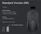 Keychron M3 4K Wireless Mouse schwarz, USB/Bluetooth Vorschaubild