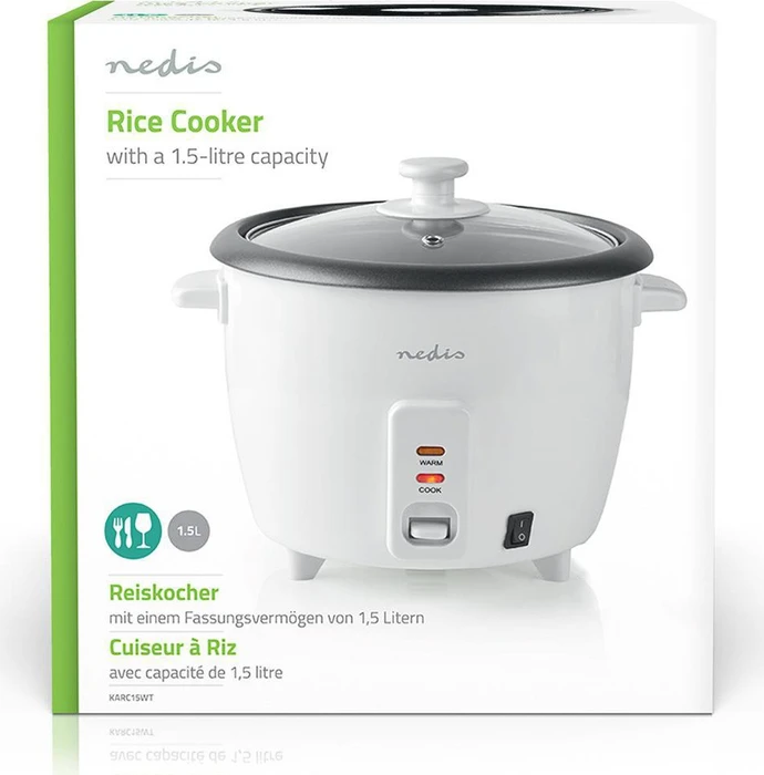 Nedis KARC15WT 1.5l Reiskocher