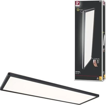 Paulmann Atria Shine Backlight LED Panel 580x200 3000K eckig 22W schwarz