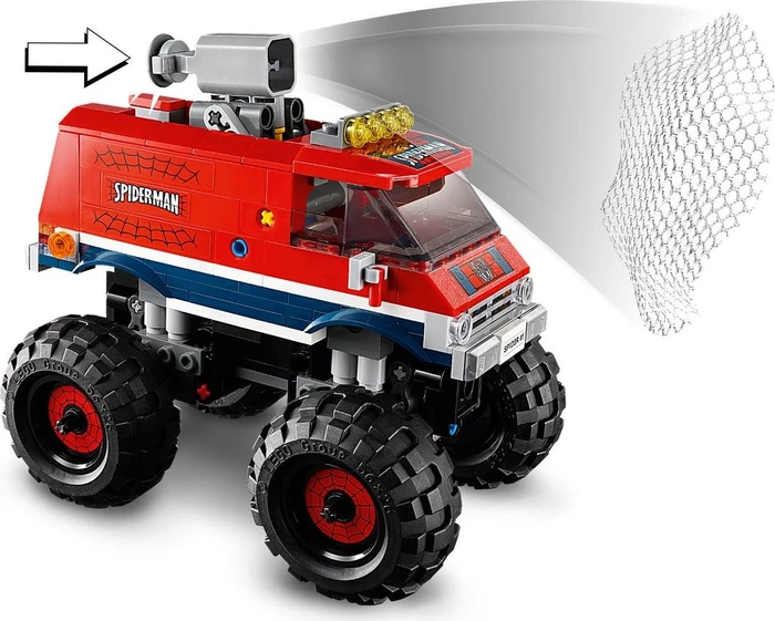 LEGO Marvel Super Heroes Spielset - Spider-Mans Monstertruck vs. Mysterio