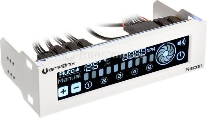 BitFenix Recon weiß, 5.25" Lüftersteuerung 5-Kanal