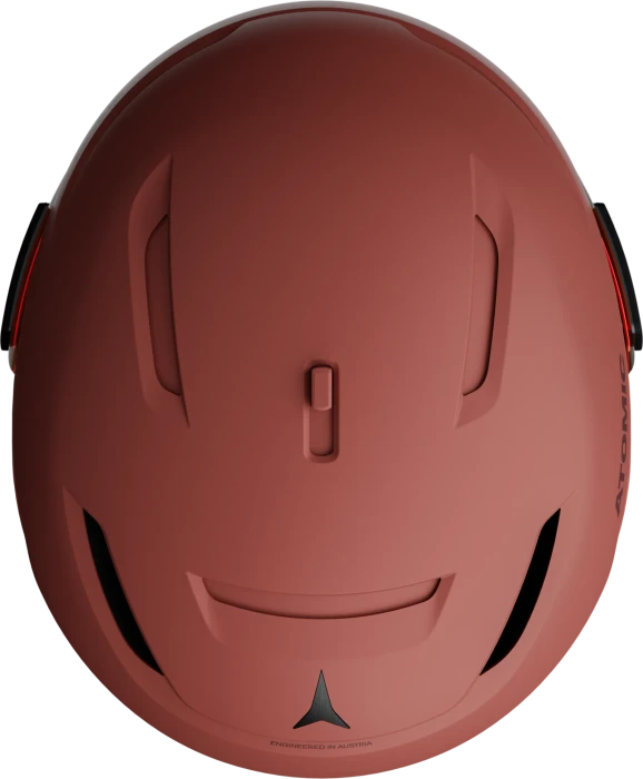 Atomic Savor GT Visor Stereo Helm red wood