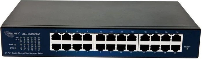 Allnet SG83 Desktop Gigabit Smart Switch, 24x RJ-45