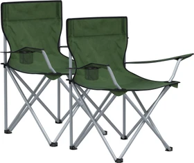 Songmics 2er Set Campingsessel military green