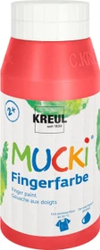 Kreul Mucki Fingerfarbe, rot, 750ml